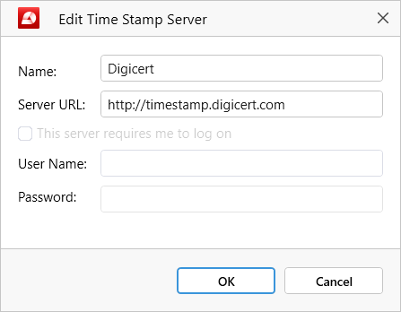 PDF Extra: setting up a timestamp server